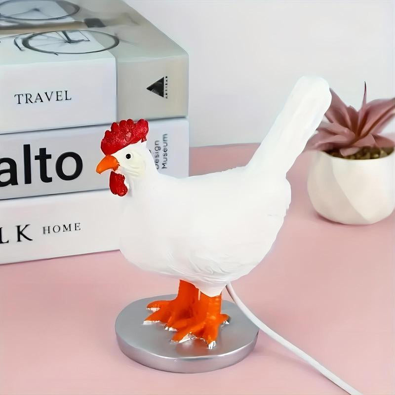 Creative Chicken and Duck Shape Decorative Table Lamp