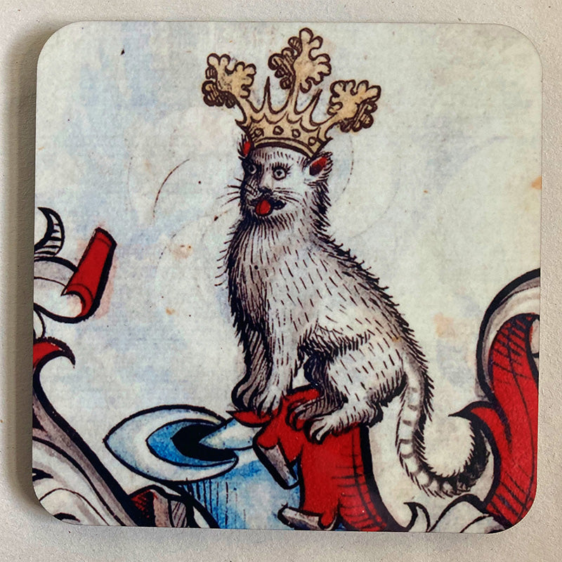 Medieval Cat Coasters