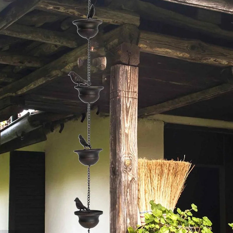 Vintage Bird Shaped Rain Chain