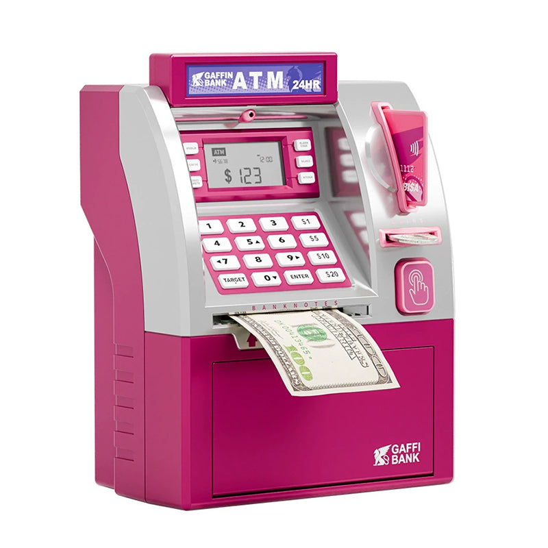 Interactive Kids Piggy Bank ATM Toy