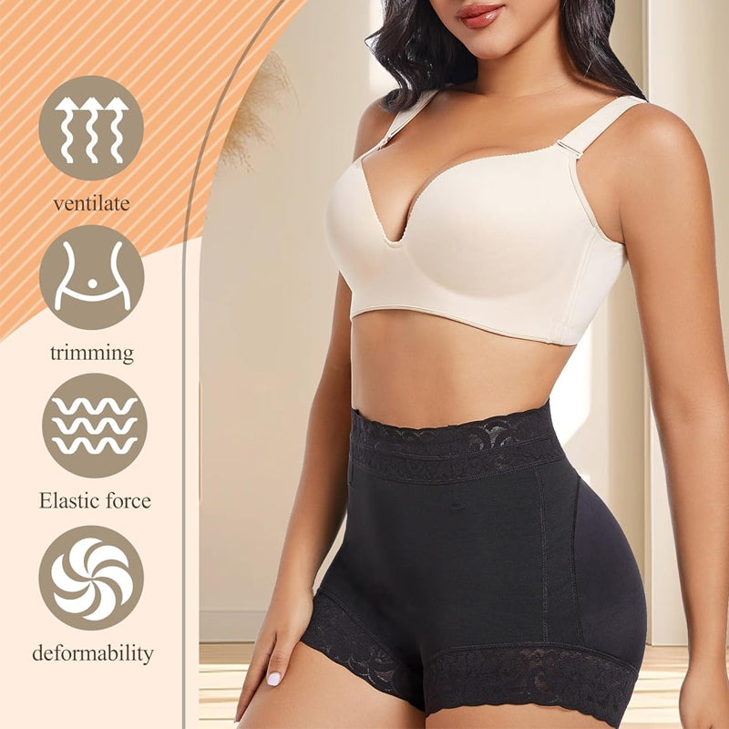 Women's Lace High Waist Shapewear Shorts