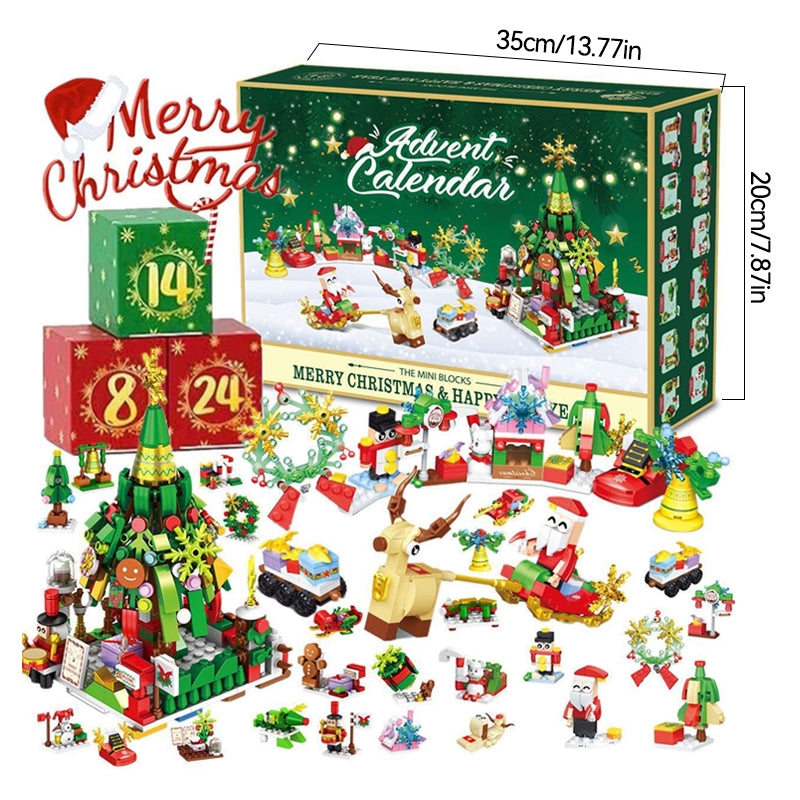 New Advent Calendar Children's Christmas Building Blocks