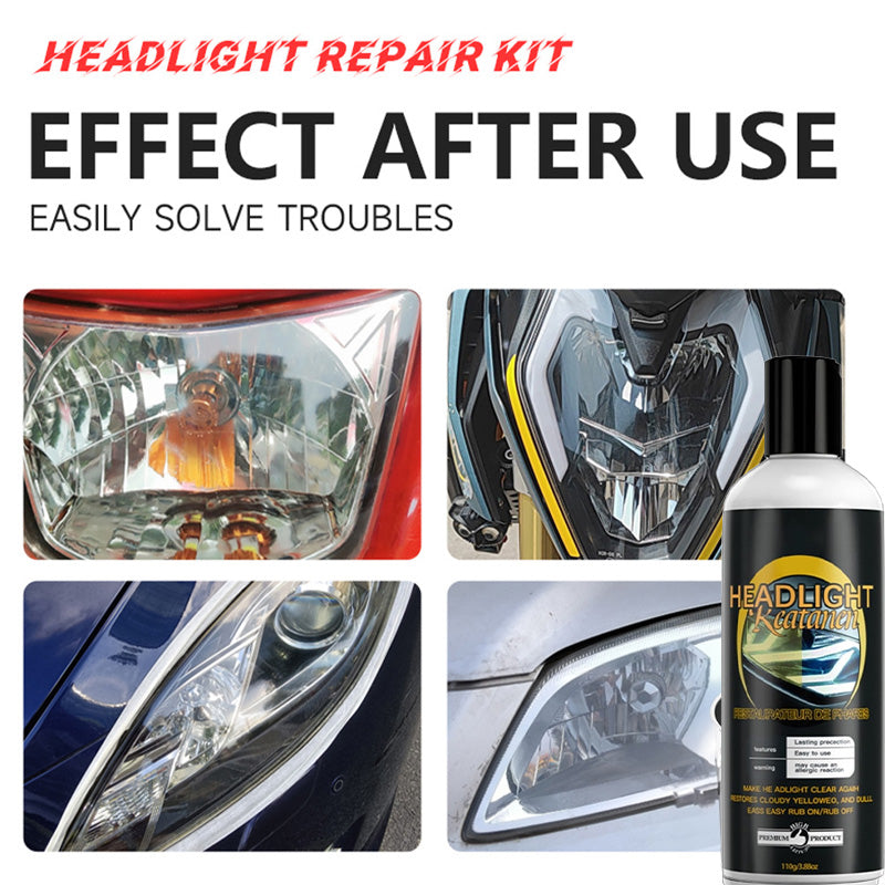 Car headlight brightener