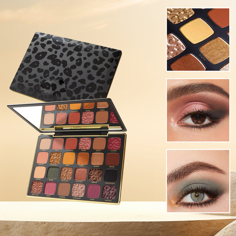 24-color leopard eyeshadow palette