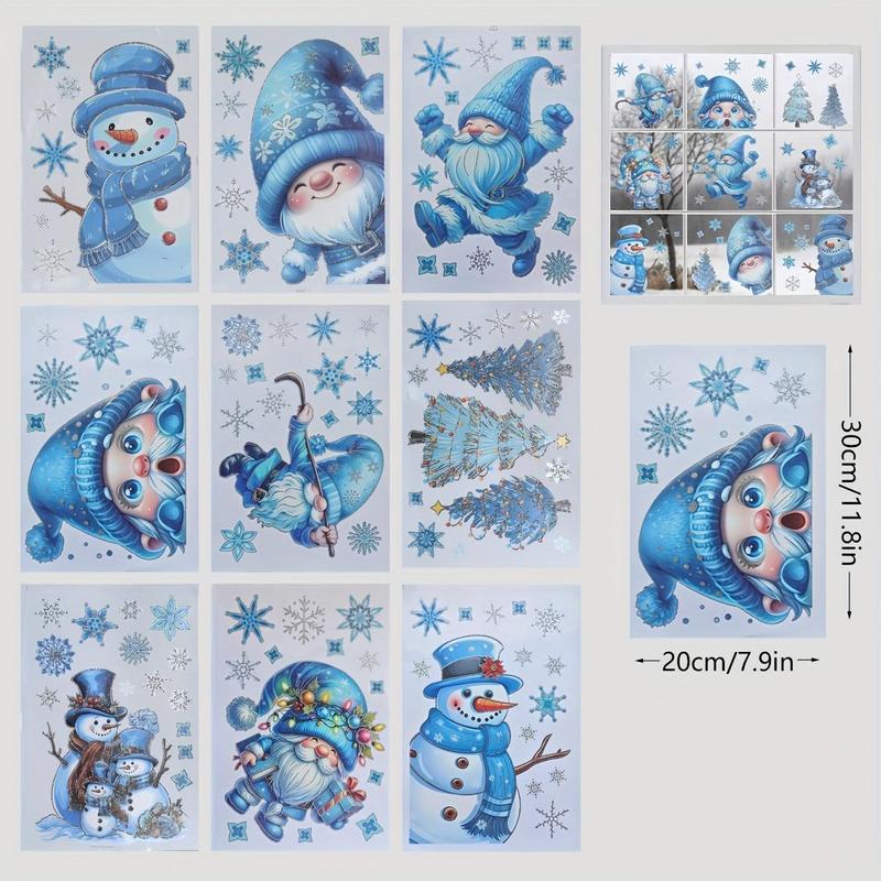 Christmas Window Cling Set