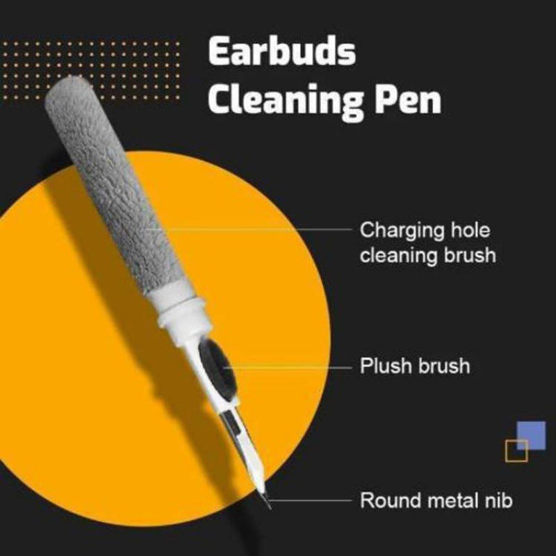 3-in-1 Portable Earbuds Cleaning Brush