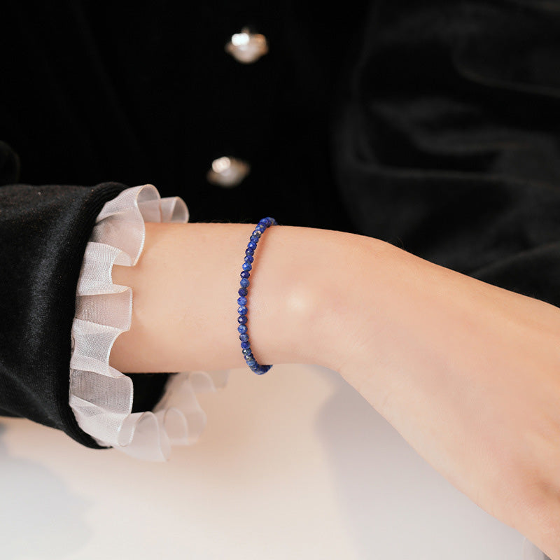 Blue Crystal Dainty Bracelet