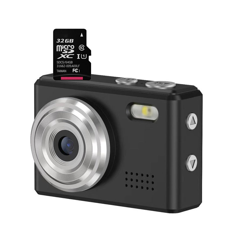 Compact Retro Mini Camera with LED Flash