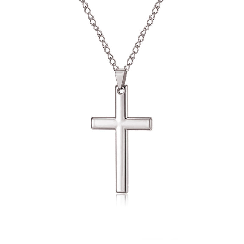 Never Forget My Love Cross Necklace