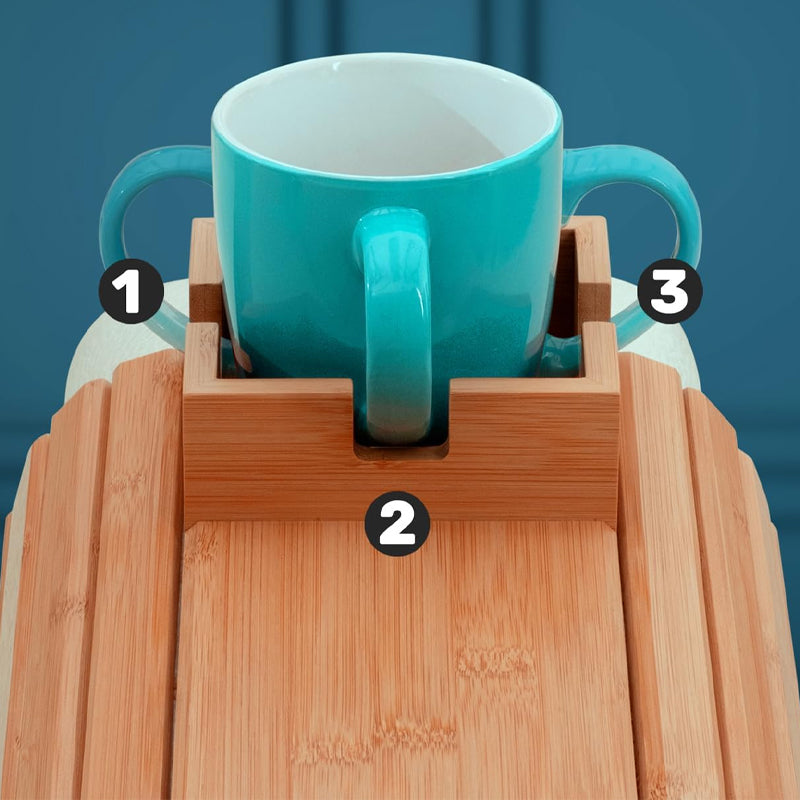 Bamboo Couch Cup Holder