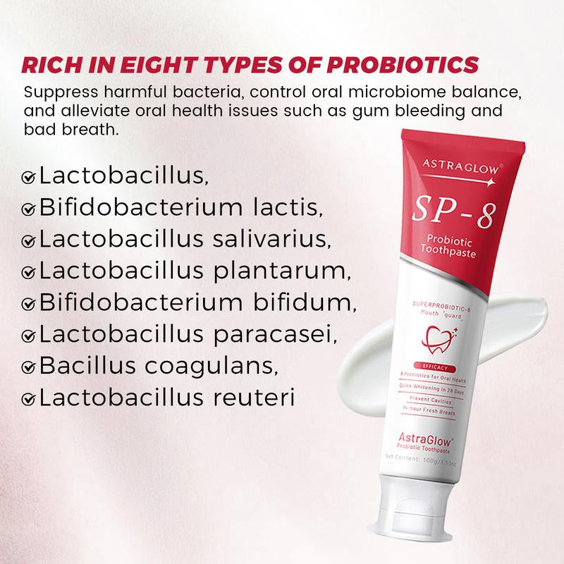 SP-8 Probiotic Whitening Toothpaste for Oral Health