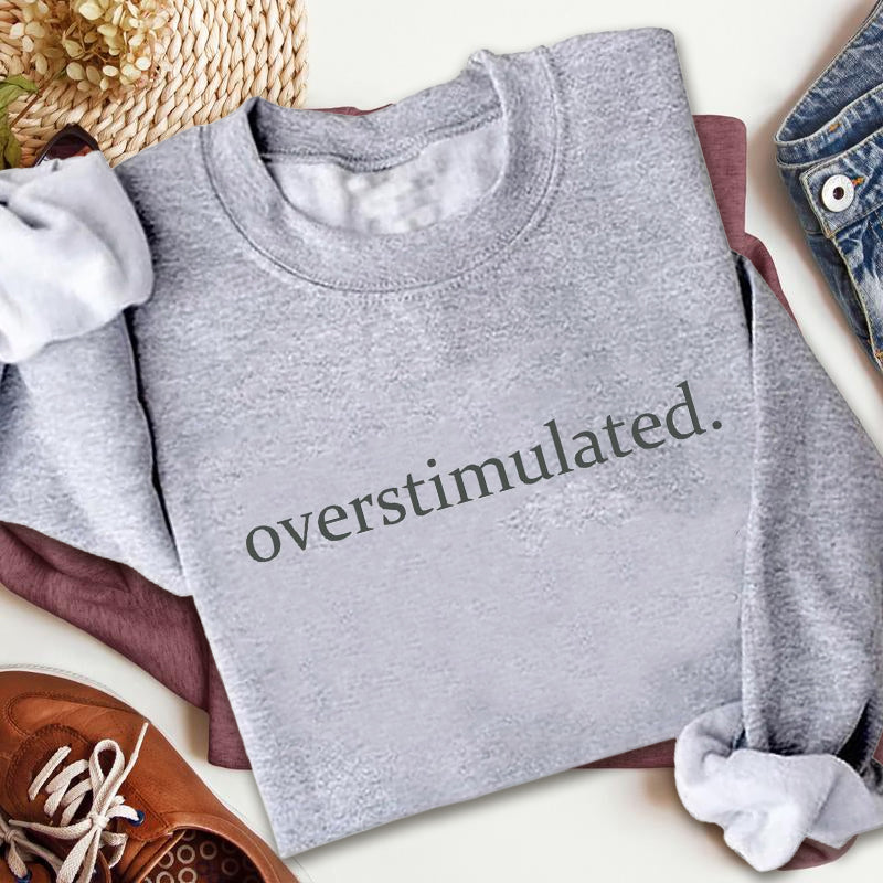 Overstimulated Embroidered Sweatshirt