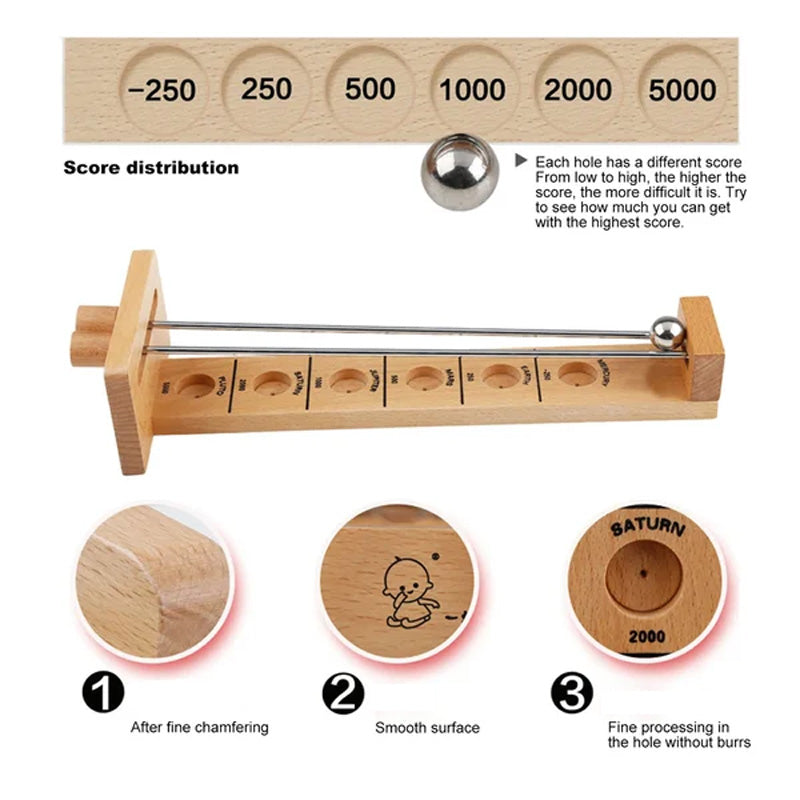 Wooden Balancing Ball Game