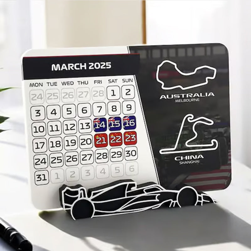 2025 Racing Calendar (Formula 1 Edition)