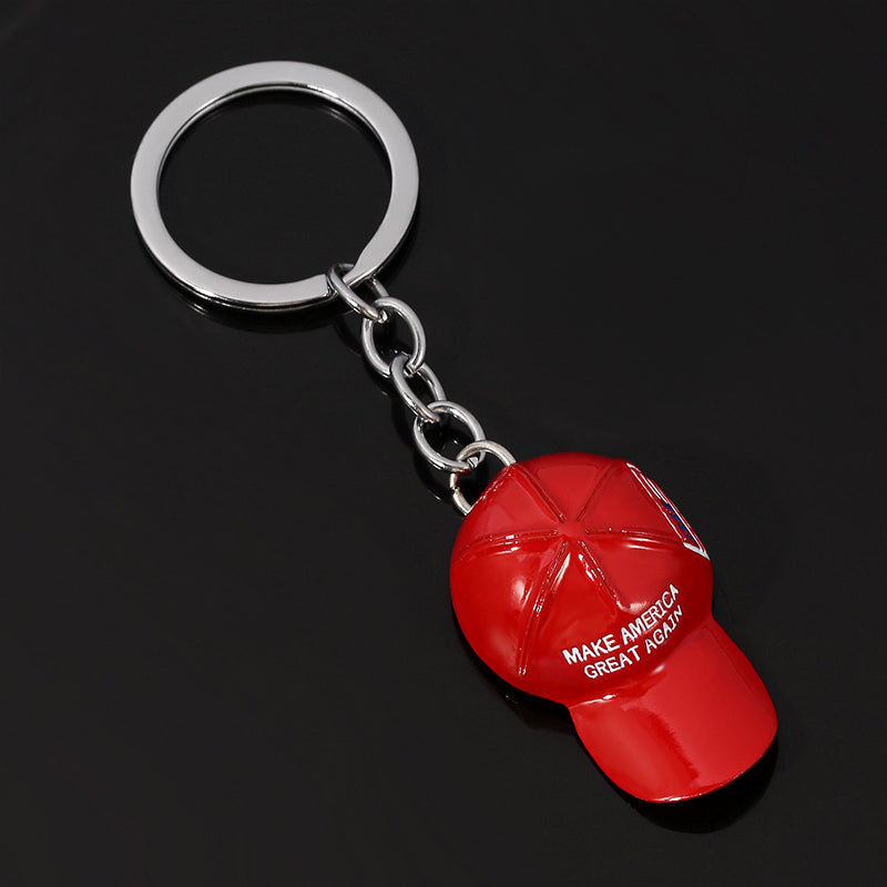 Hip Hop Baseball Cap Keychain