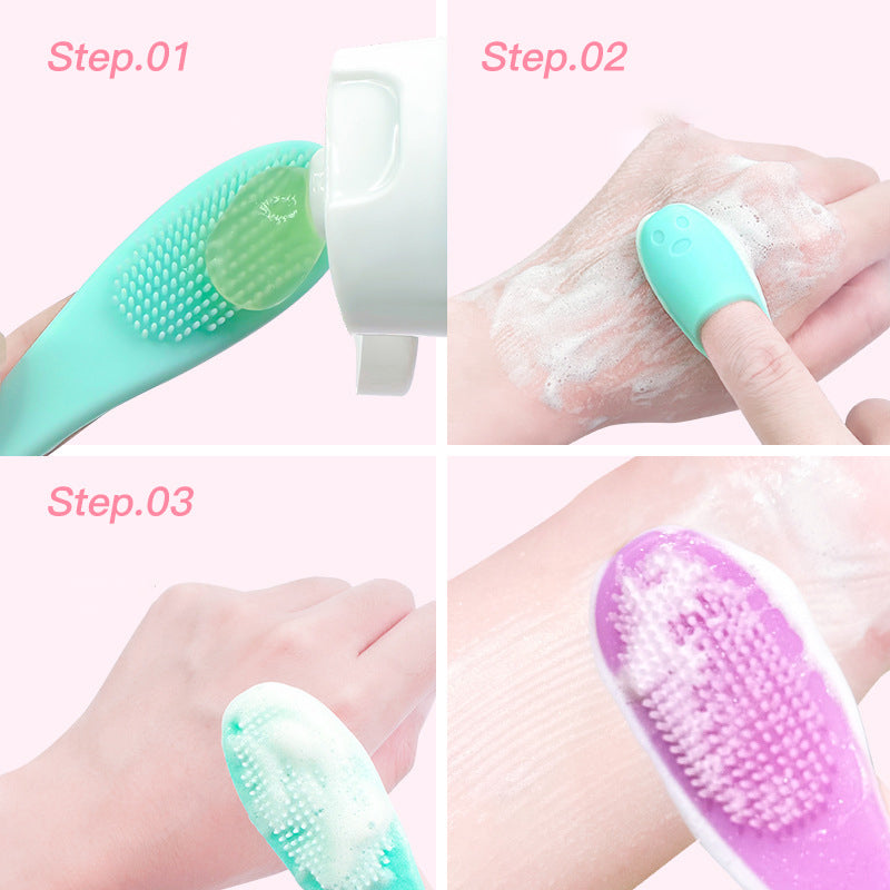 Silicone face blackhead cleaner