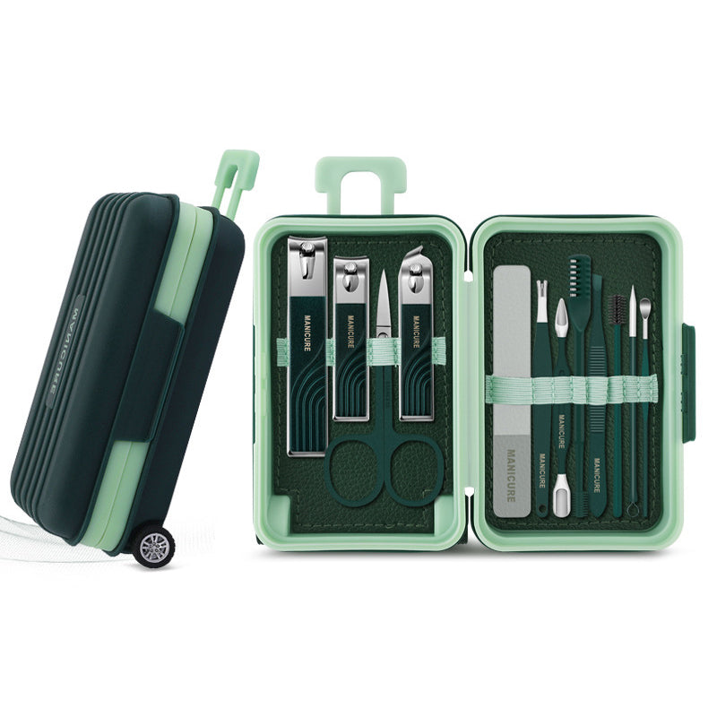 12 pcs Nail Care Kit with Mini Travel Case