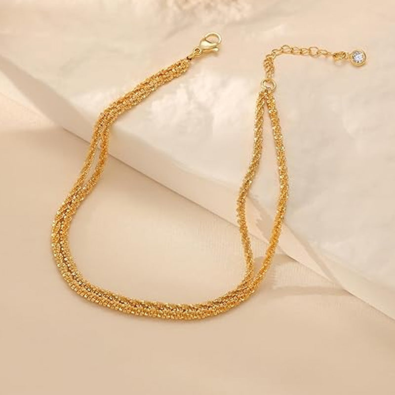 Women's Double Layered Anklet