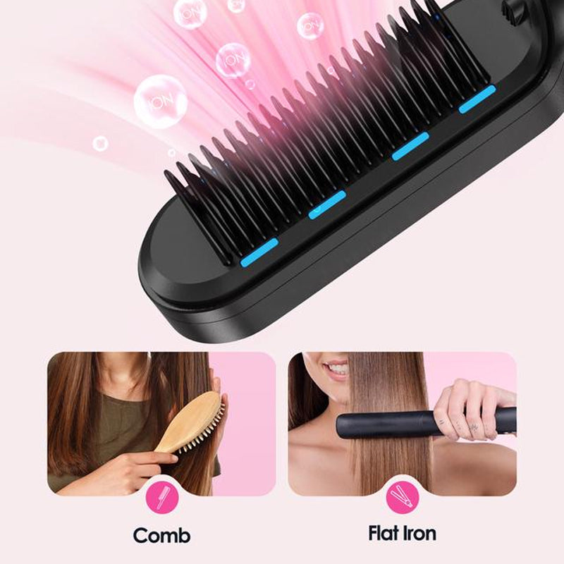 Negative Ion Hair Straightening Brush