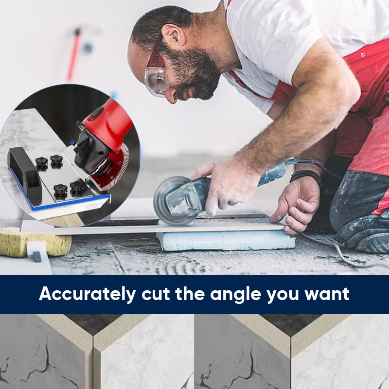 Angle Grinder Stand for Tile 45°Chamfer Cutting