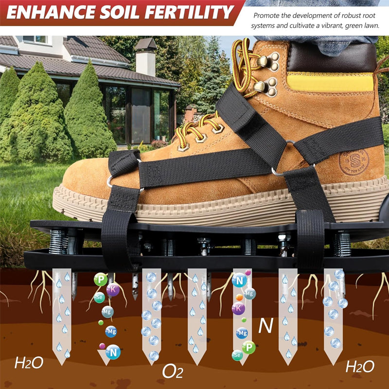 Lawn Aerator Shoes for Grass