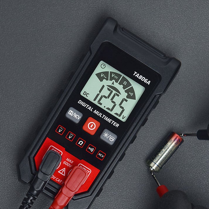 Compact Digital Multimeter Tester with Automatic Recognition