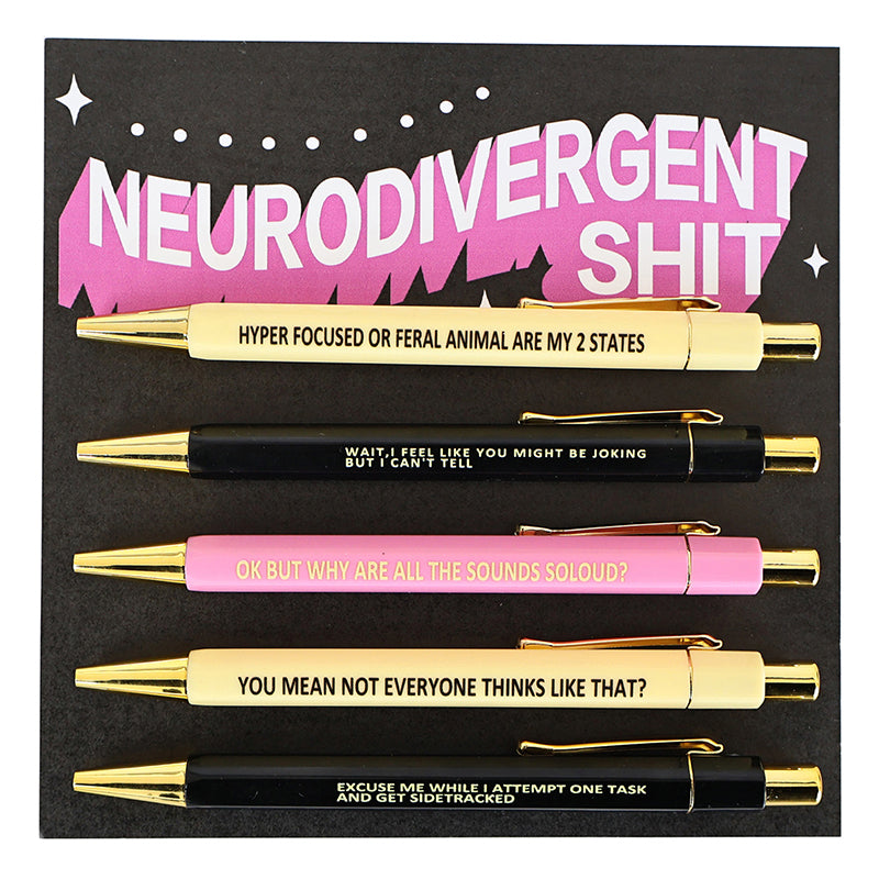 Funny Five Pen Set