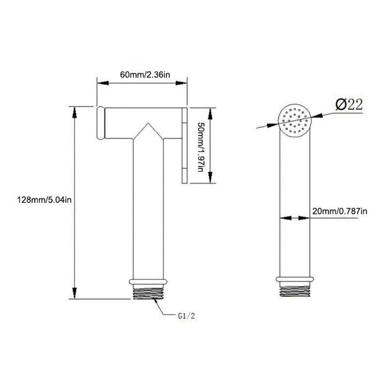 Handheld Bidet Sprayer for Feminine Wash