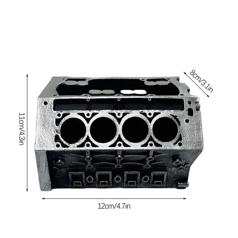 Original V8 Motor | Motorblock Penna och Visitkorthållare