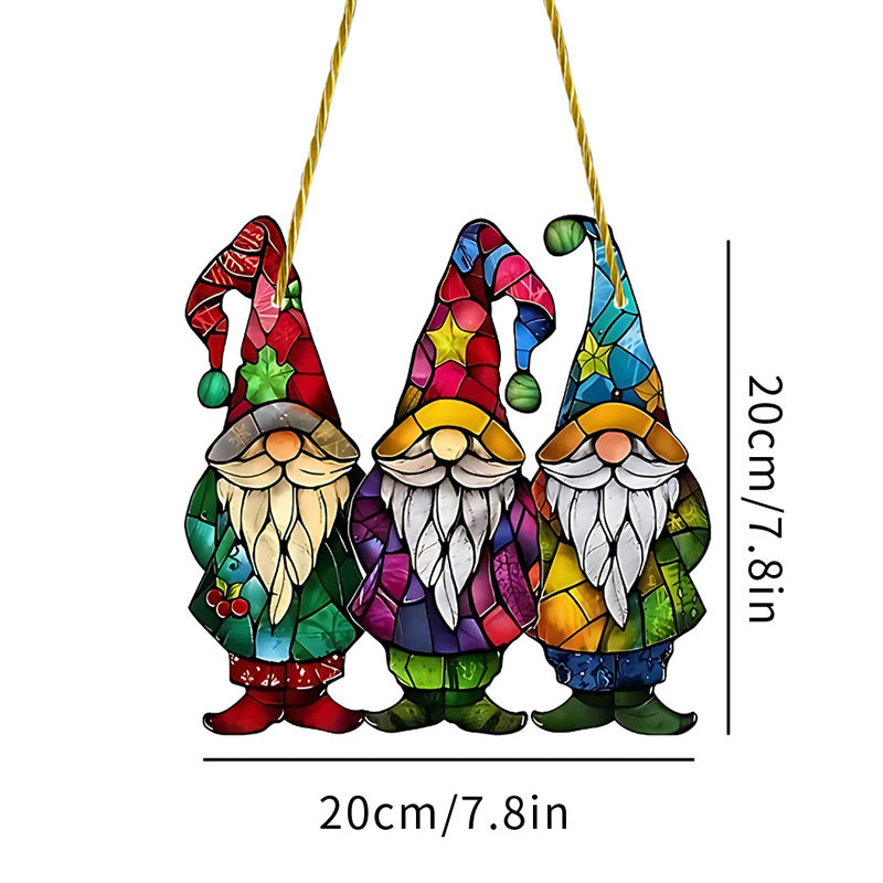 Gnomes Christmas Hanging Ornament