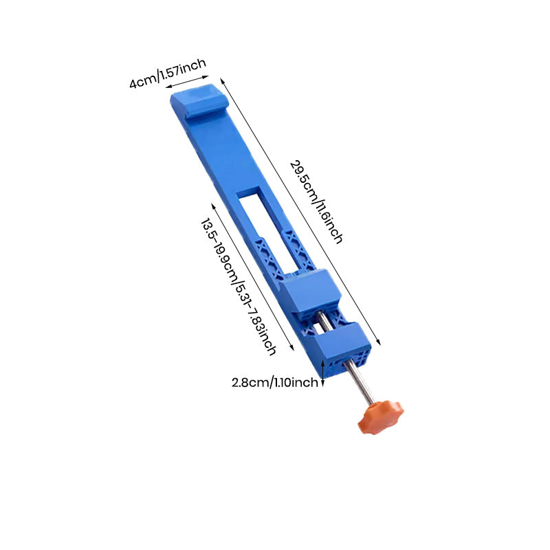 Adjustable cutting machine base guide