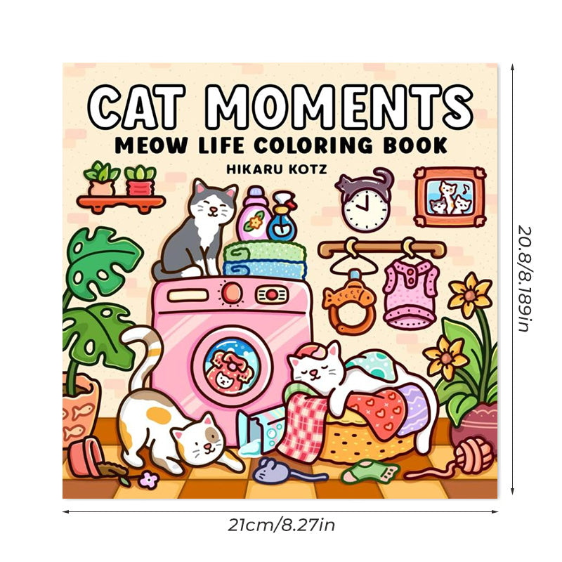 Cat Coloring Book (40 pages)