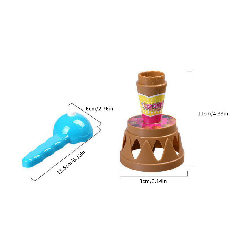 Ice Cream Toy Stacking Tower Set