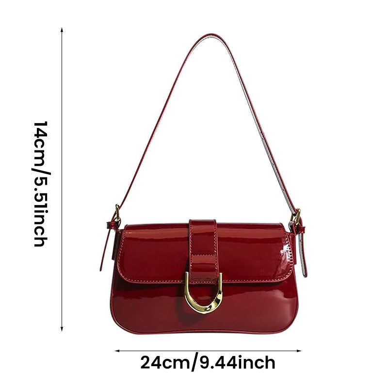 Versatile crossbody leather bag