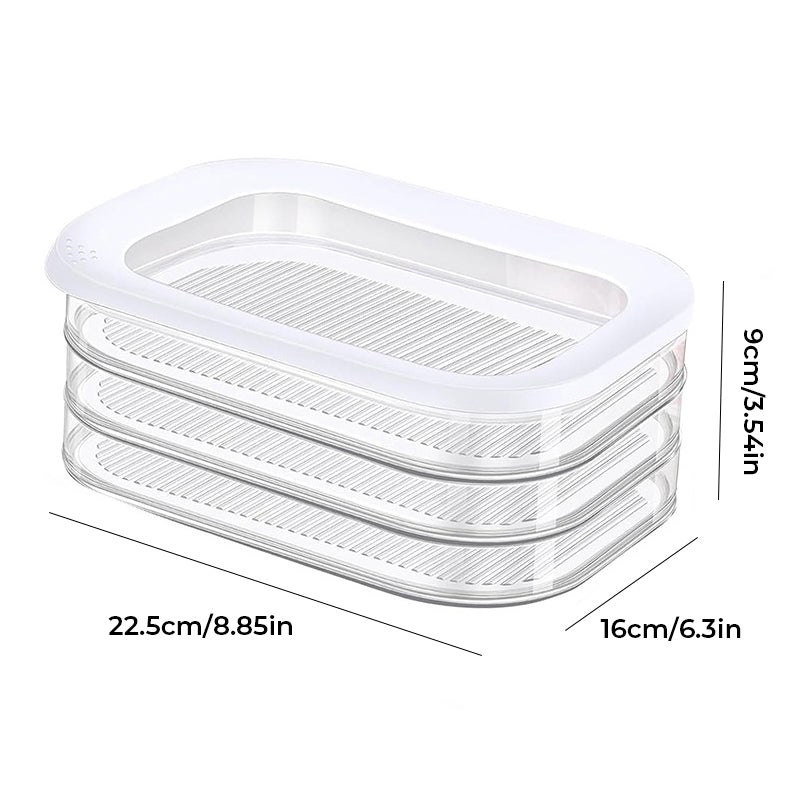 3 Layer Reusable Food Storage Container