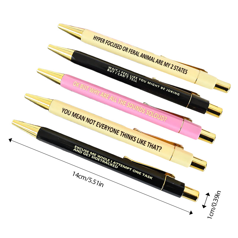 Funny Five Pen Set