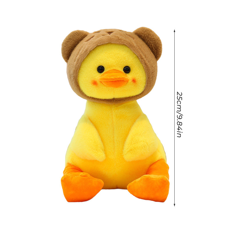 Cartoon Yellow Duck Stuffed Animal