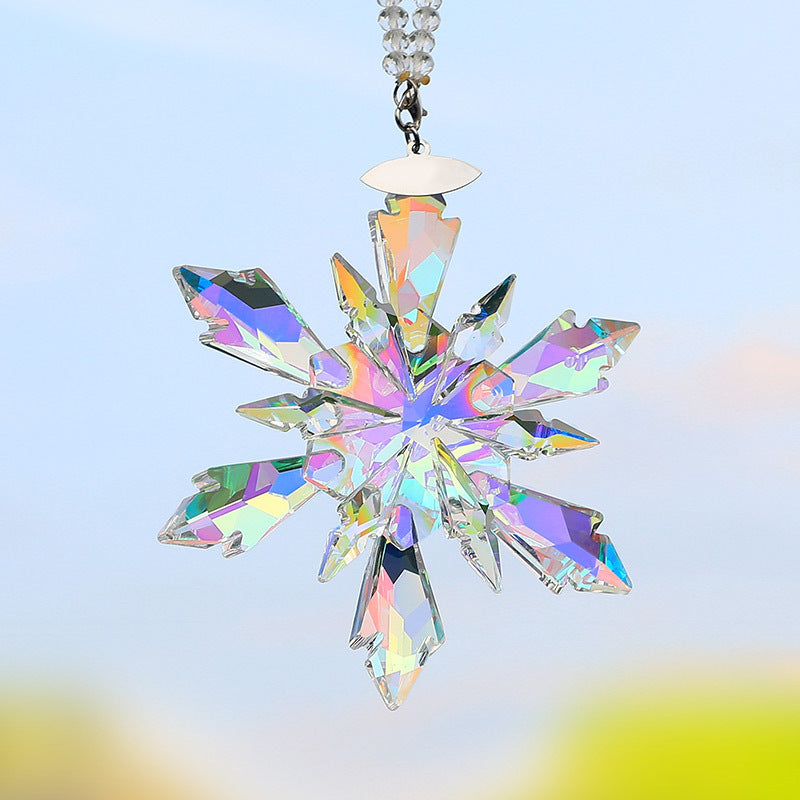 Crystal Snowflake Suncatcher