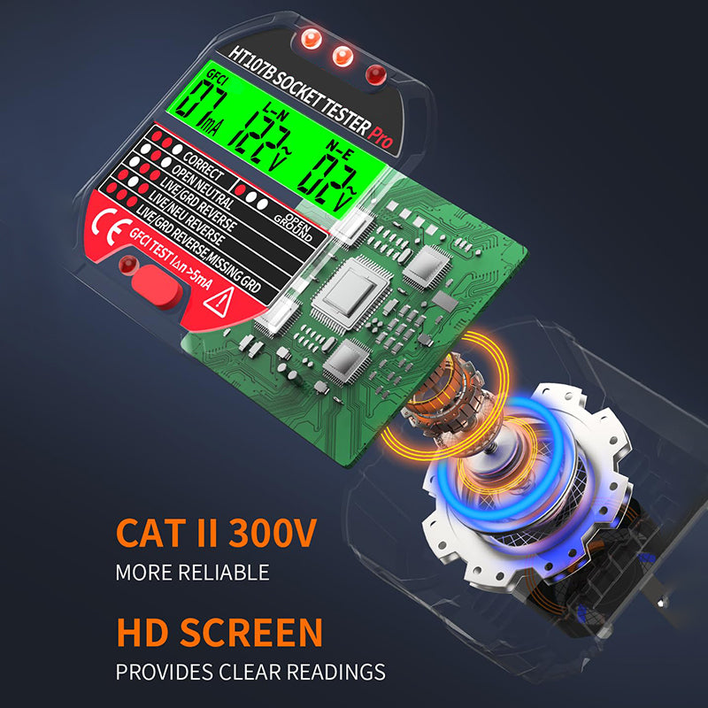 Receptacle Detector with LCD Display