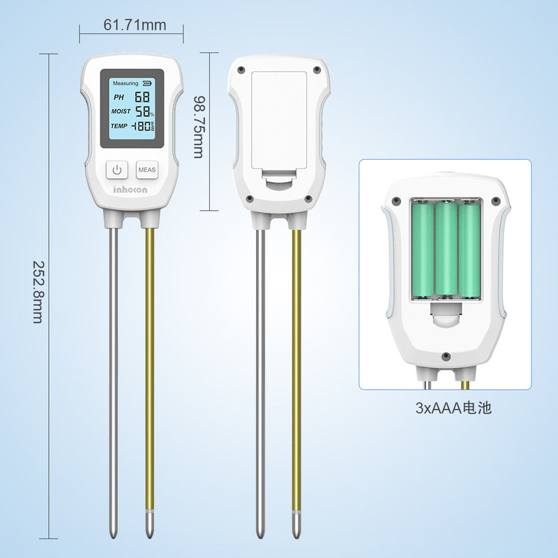 3 in 1 Digital Plant Soil Moisture Meter