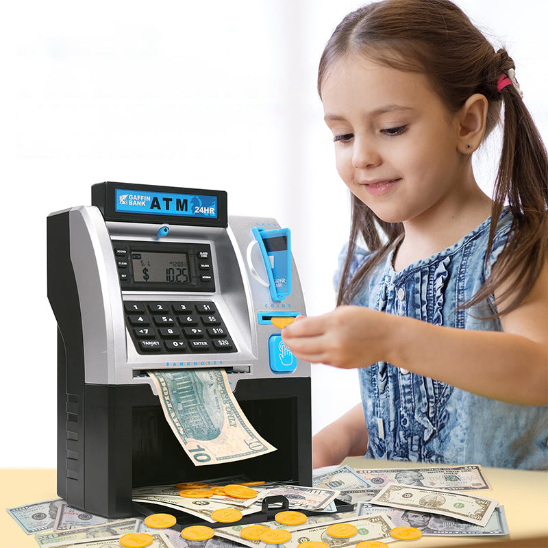 Interactive Kids Piggy Bank ATM Toy