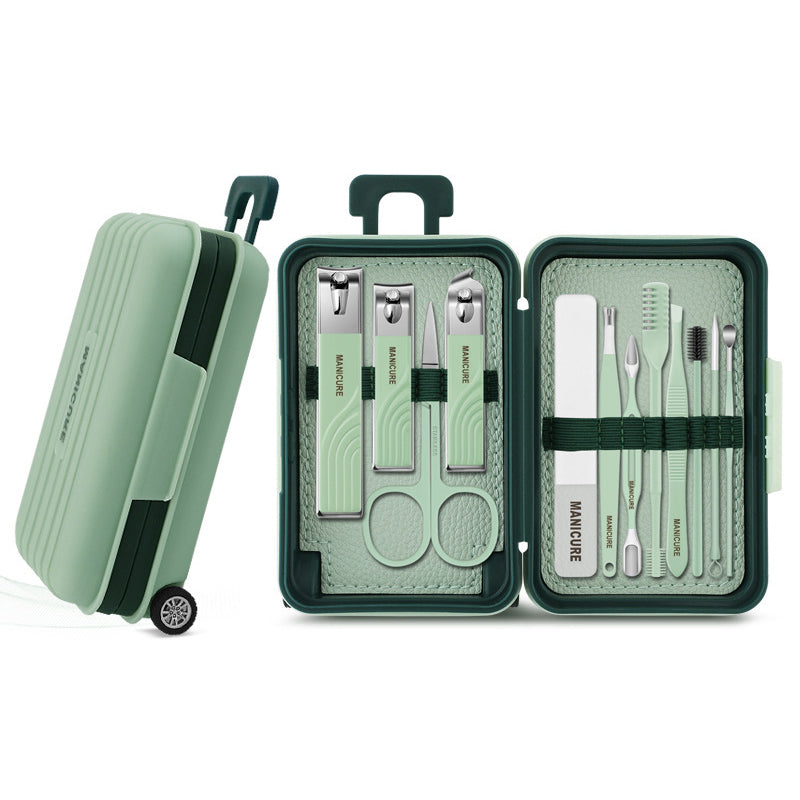 12 pcs Nail Care Kit with Mini Travel Case