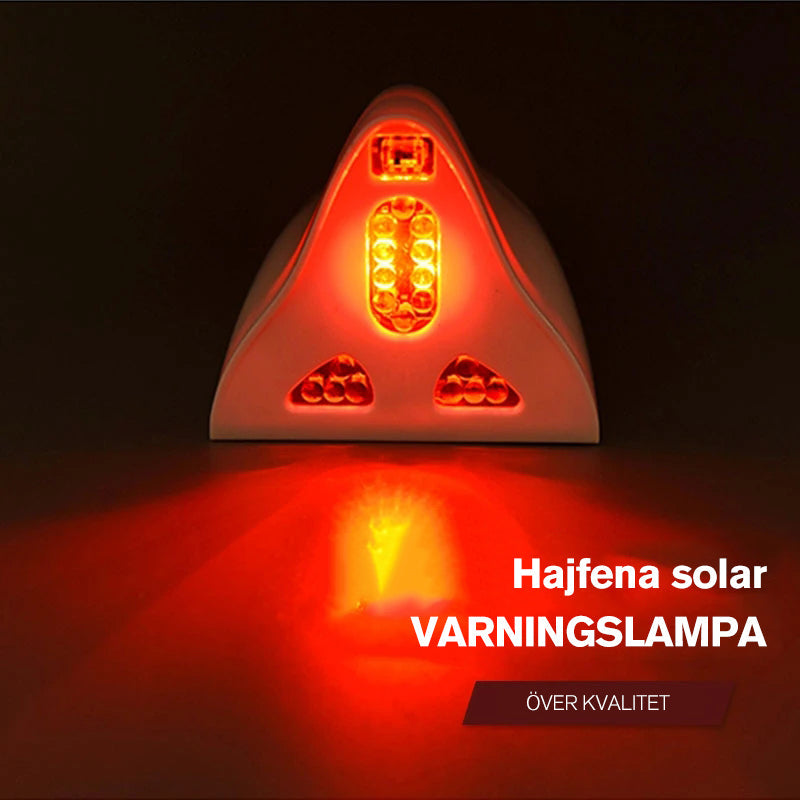 Hajfena Solar Varningsljus för bil