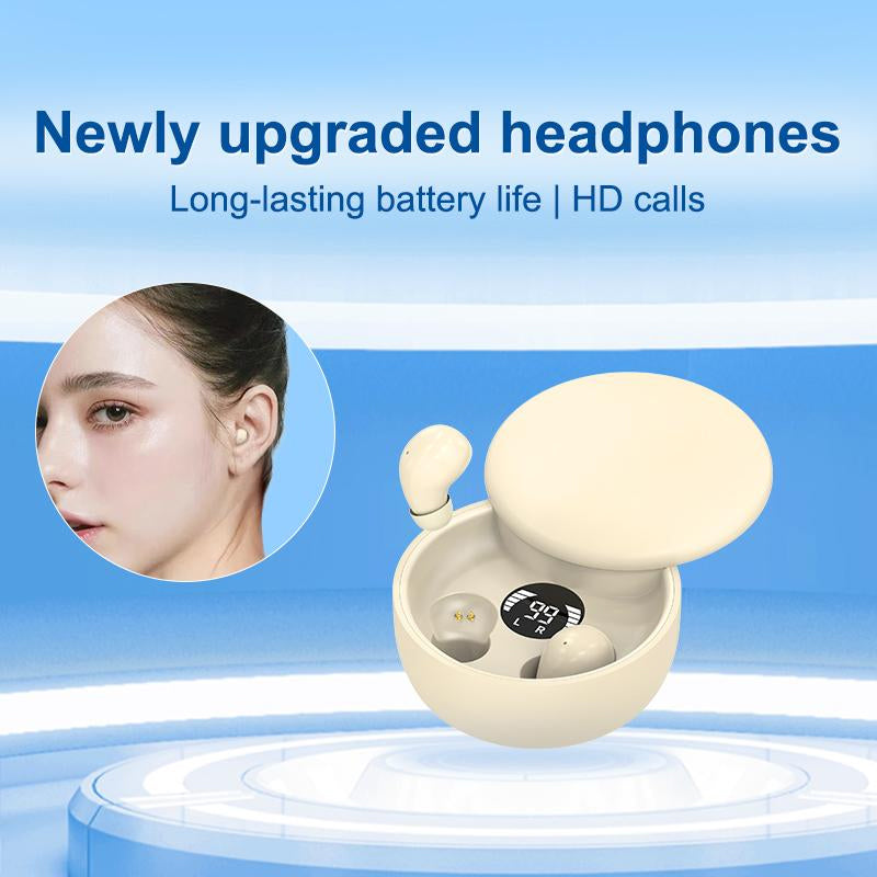 Mini Headphones Bluetooth 5.4 True Wireless In-Ear Earphones