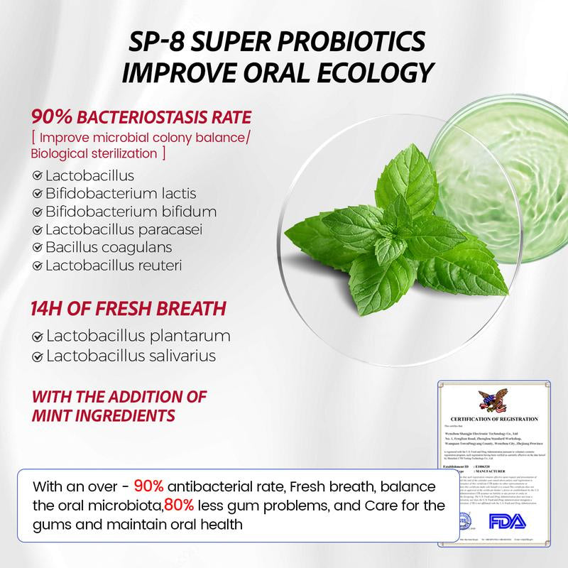 SP-8 Probiotic Whitening Toothpaste for Oral Health