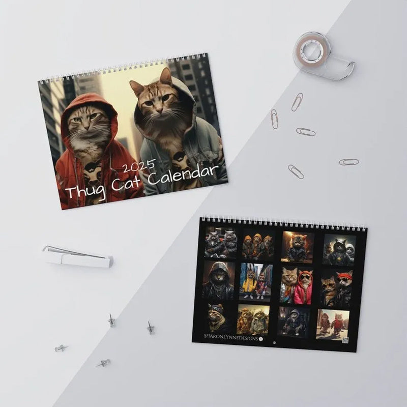 2025 Thug Cat Calendar