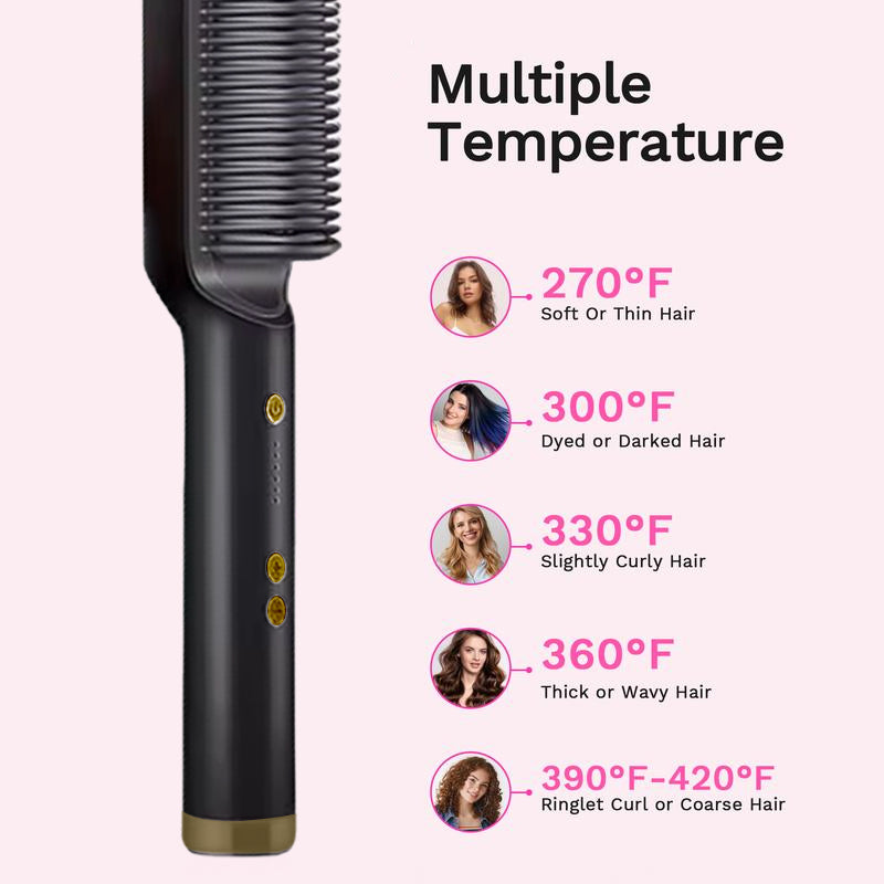 Negative Ion Hair Straightening Brush