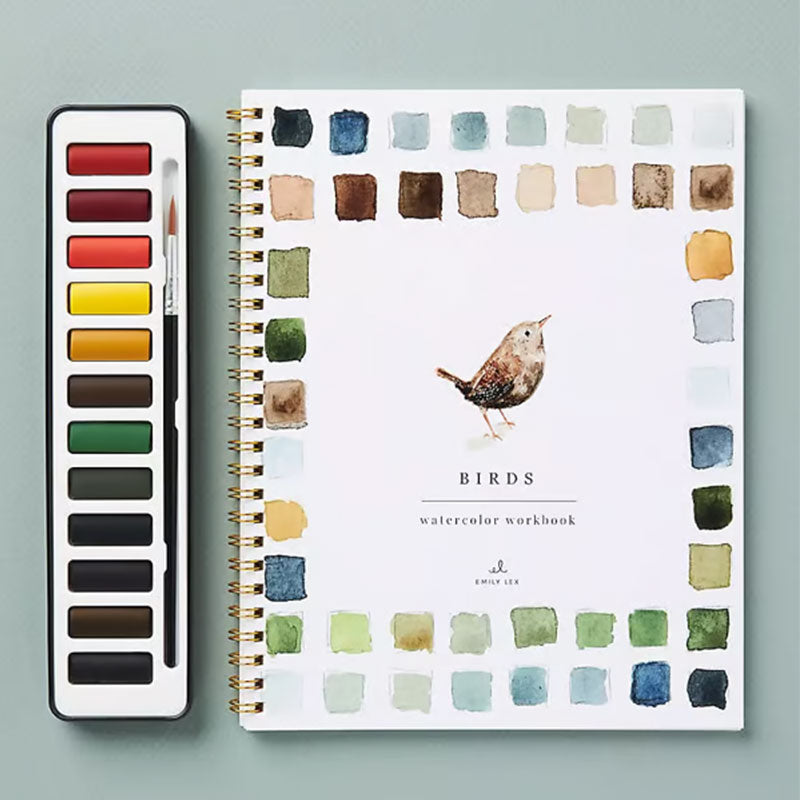 🖼️Beginner-Friendly💕 Watercolor Workbook