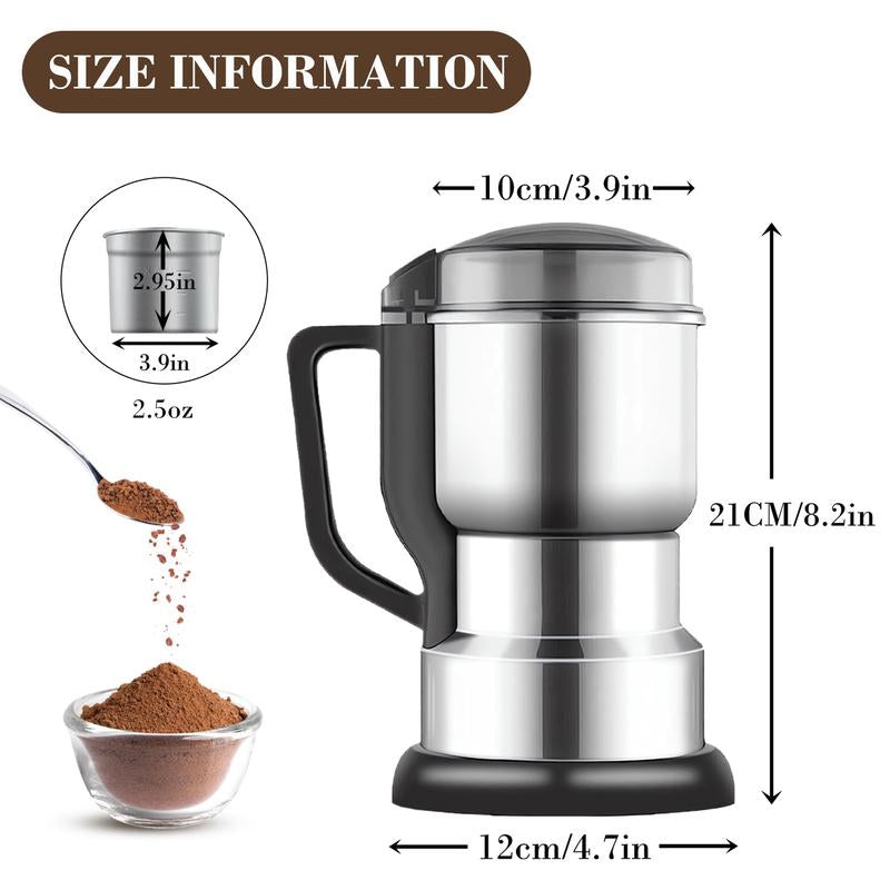 Multifunctional Electric Coffee And Grain Grinder