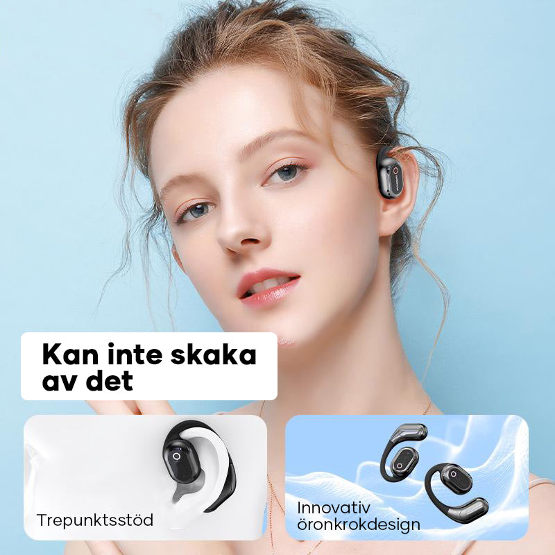 Öppna öron Bluetooth-hörlurar